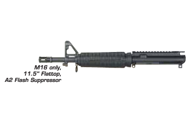  11.5" Commando, SBR / Pistol Flattop Upper, Bayonet Lug, A2 Suppressor COMa4CM11.5