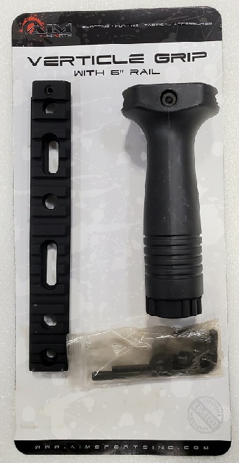 Vertical Grip w/ 6in Rail